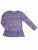 Джемпер "Зимний узор" с юбочкой - Размер 116  - Цвет фиолетовый - Картинка #3